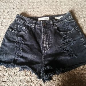 High waisted shorts
